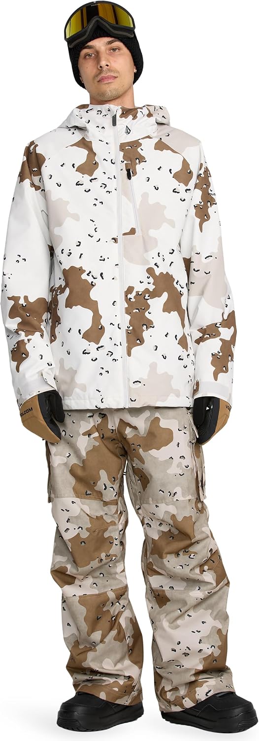 Volcom Men's 2836 Insulated Snowboard Jacket White