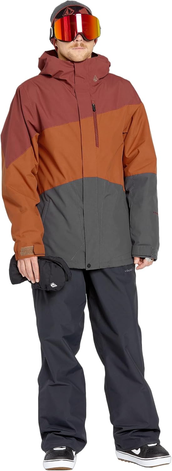 Volcom Men's Primry Insulated Snowboard Winter Ski Jacket Caramel