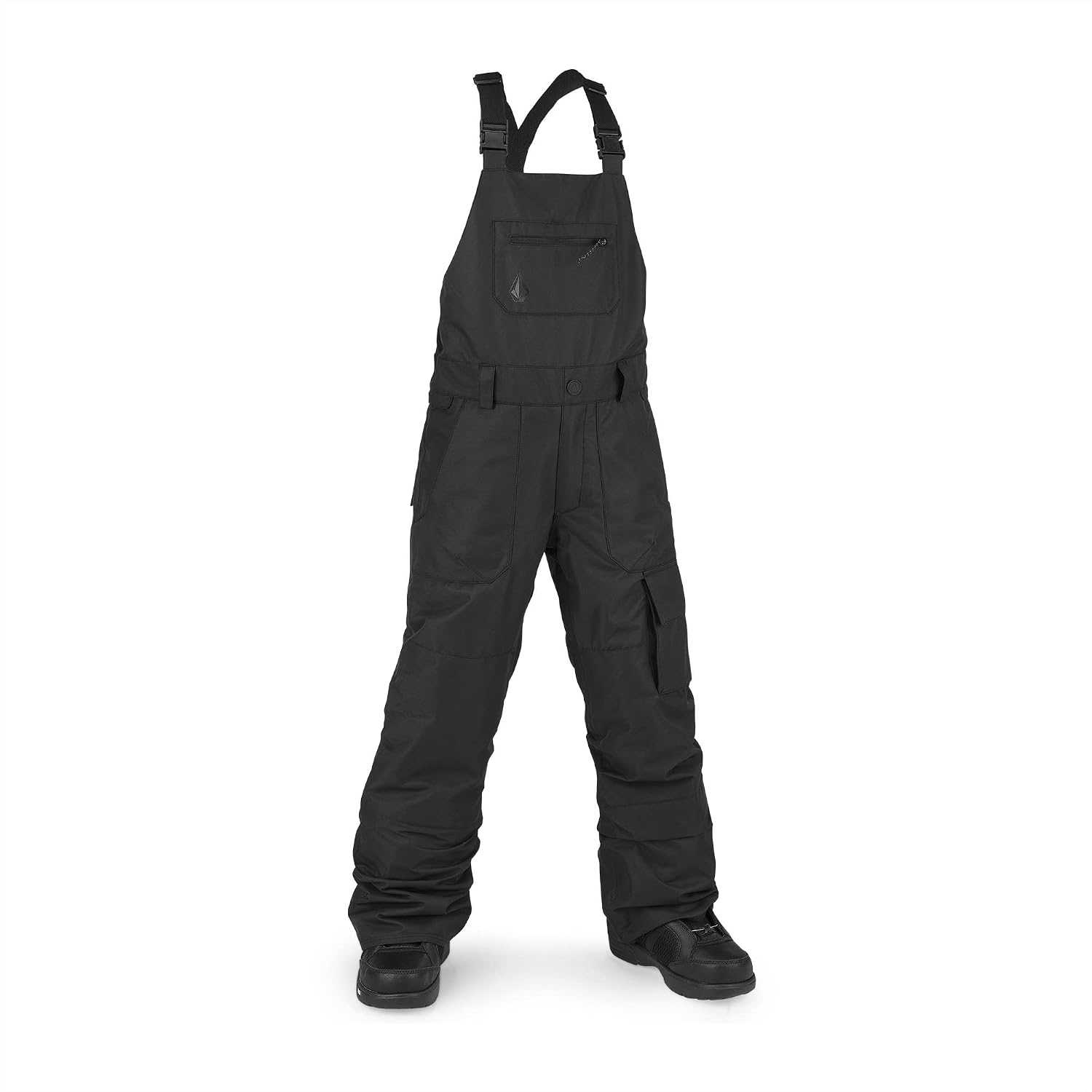 Volcom Boys' Youth Barkley Bib Overall Snowboard Pant Black S2