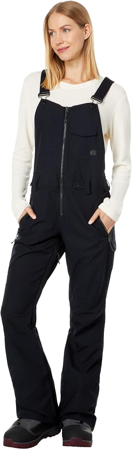 Volcom Women's Swift Bib Overall Snowpant Black S3