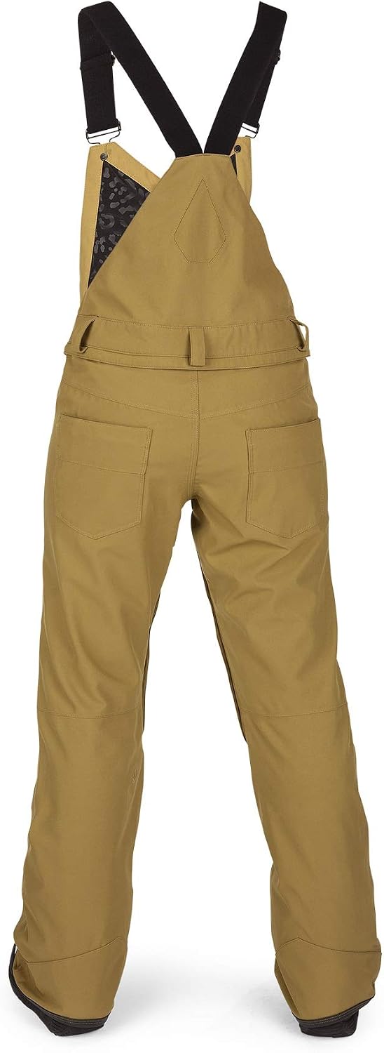 Volcom Women's Swift Bib Overall Snowpant Burnt Khaki