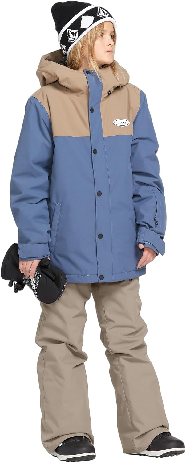 Volcom Boys' Freakin Chino Youth Insulated Snowboard Ski Pant Chestnut Brown
