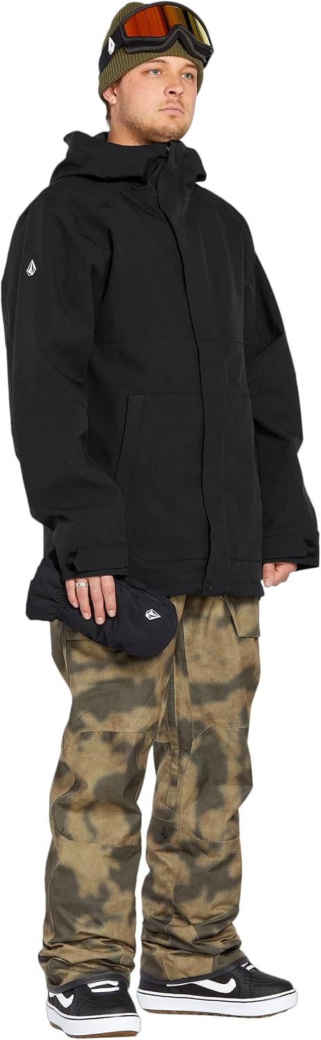 Volcom Men's Brighton Hooded Snowboard Ski Winter Jacket initial
