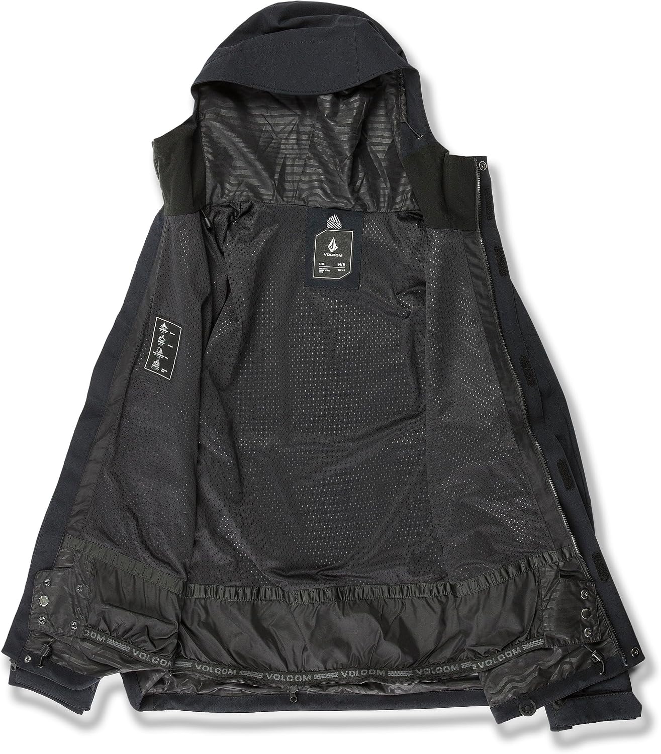 Volcom Men's Brighton Hooded Snowboard Ski Winter Jacket initial