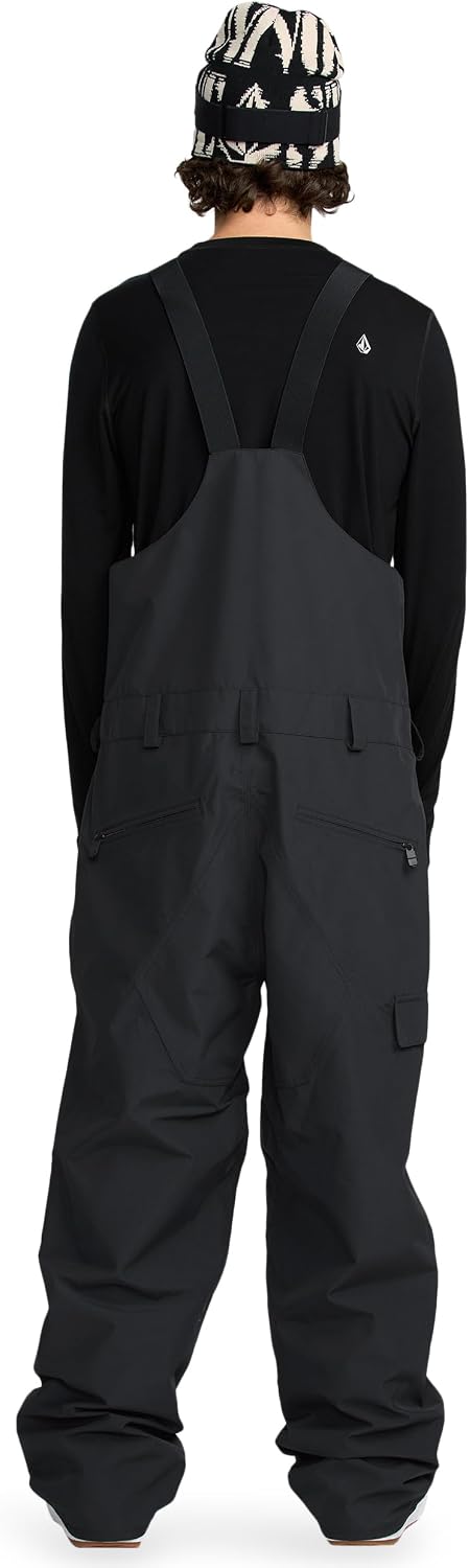 Volcom Men's V.co Sparta Bib Overall Snowboard Pant Onyx