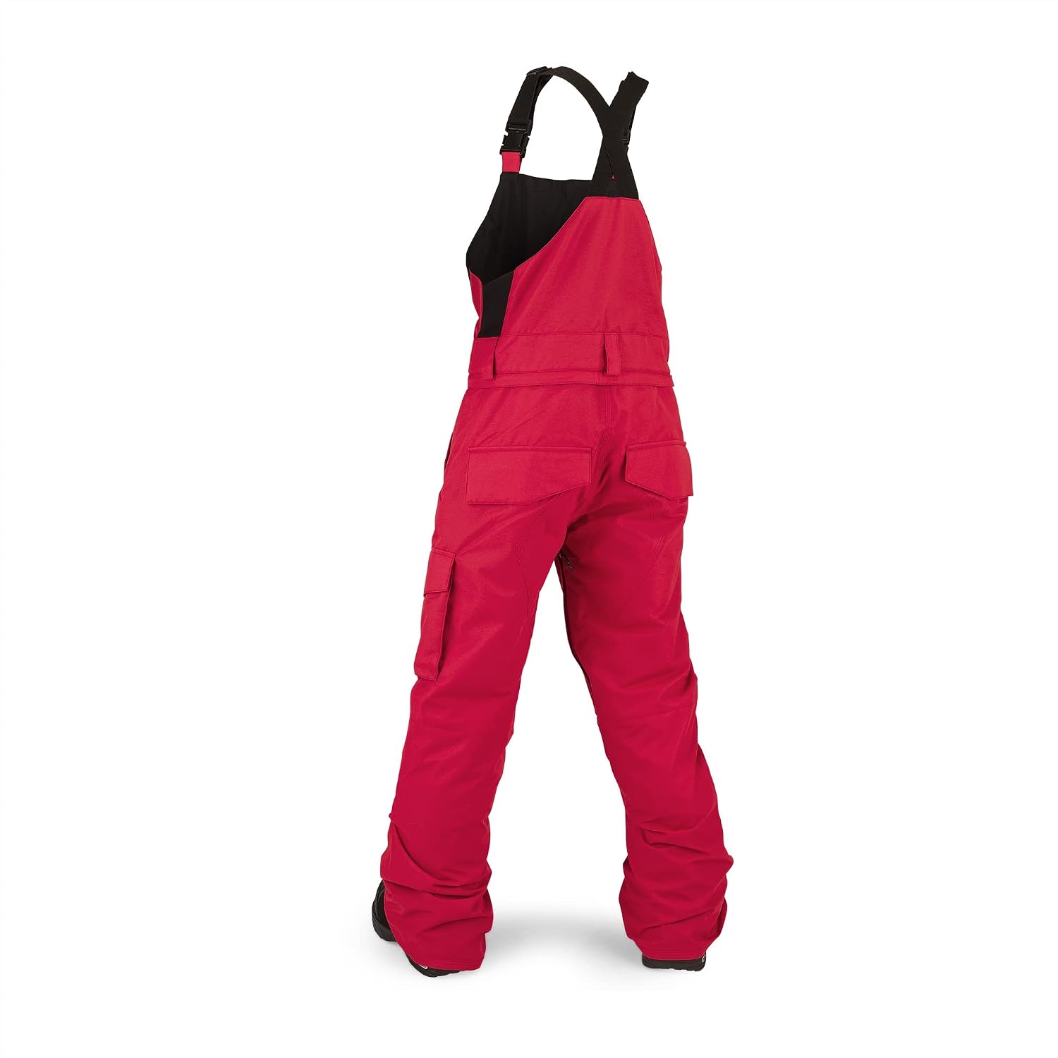 Volcom Boys' Youth Barkley Bib Overall Snowboard Pant Red