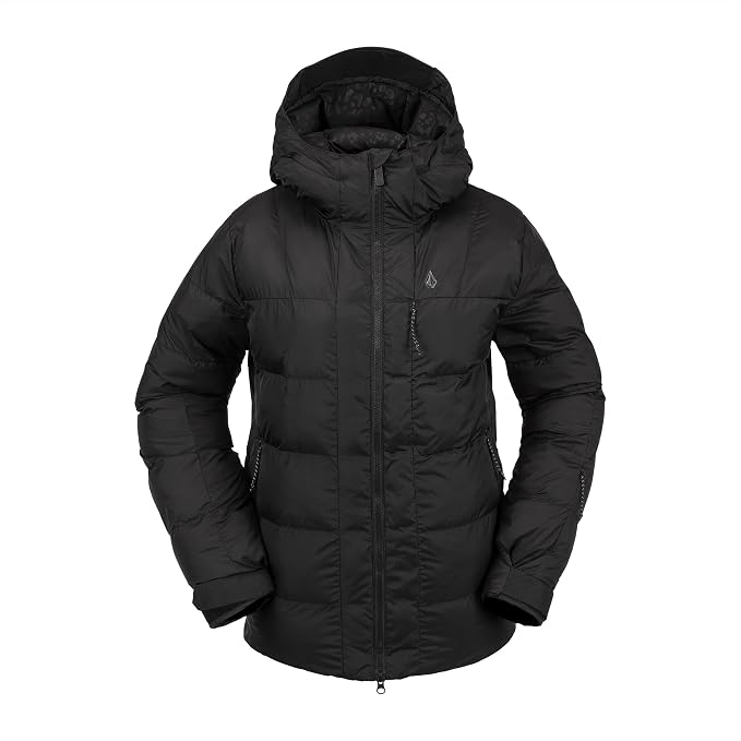 Volcom Women's Puffleup Snowboard Ski Puffer Winter Jacket Black S4