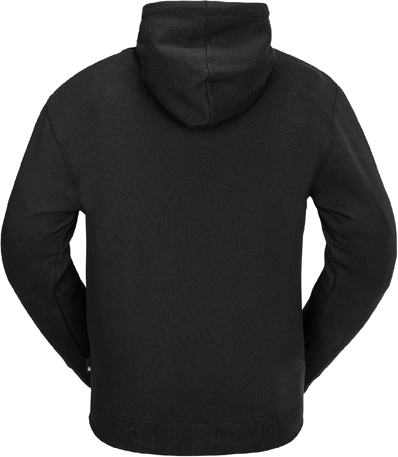 Volcom Men's Hydro Fleece Riding Hoodie – Water-repellent Sweatshirt With Storm Hood & Thumbholes Black