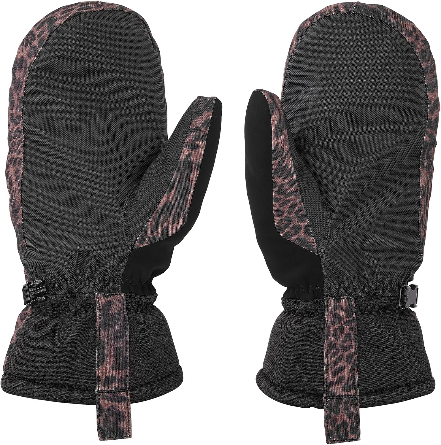 Volcom Women's Upland Snowboard Ski Mitt Leopard S5