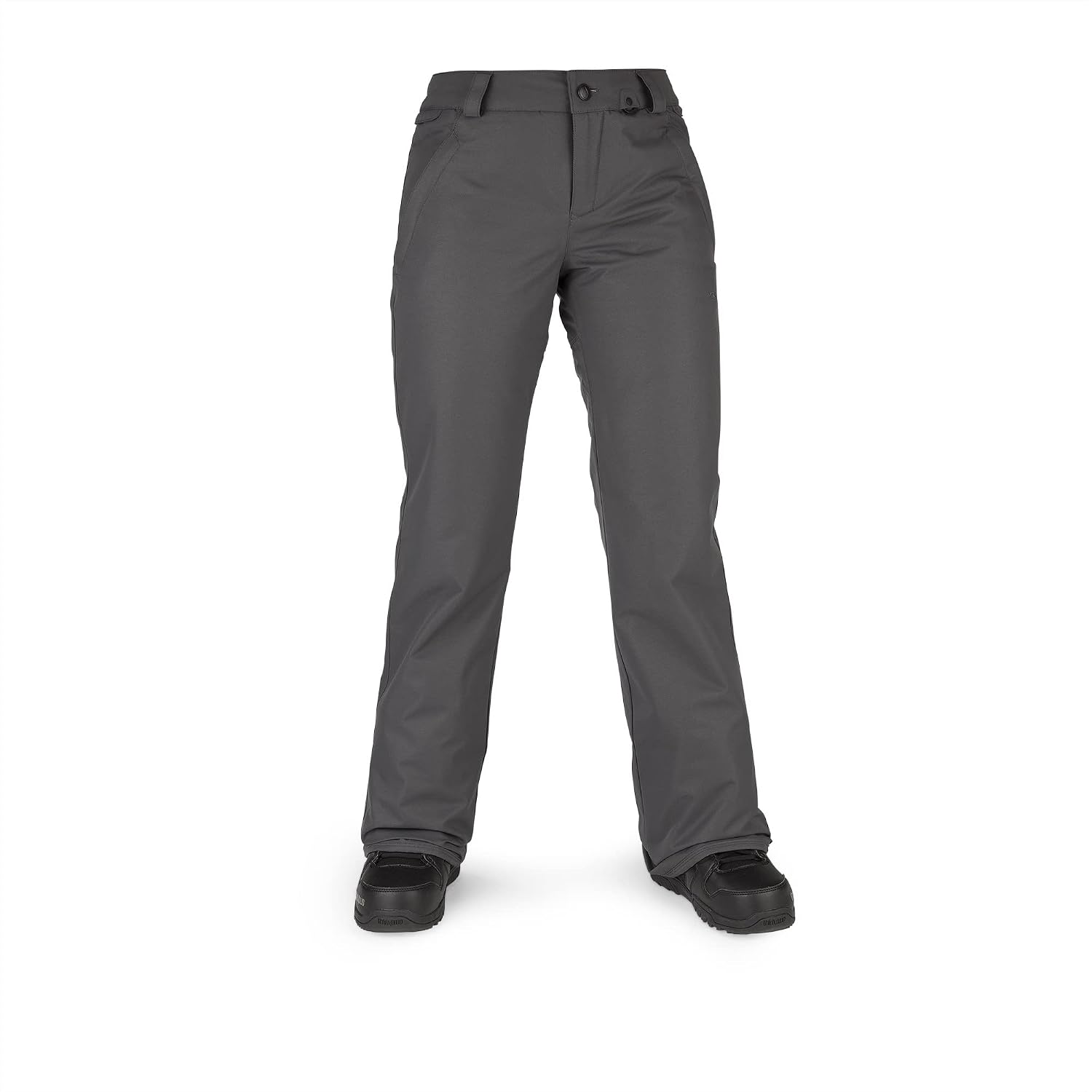 Volcom Women's Frochickie Insulated Lined Snow Pant Dark Grey S2