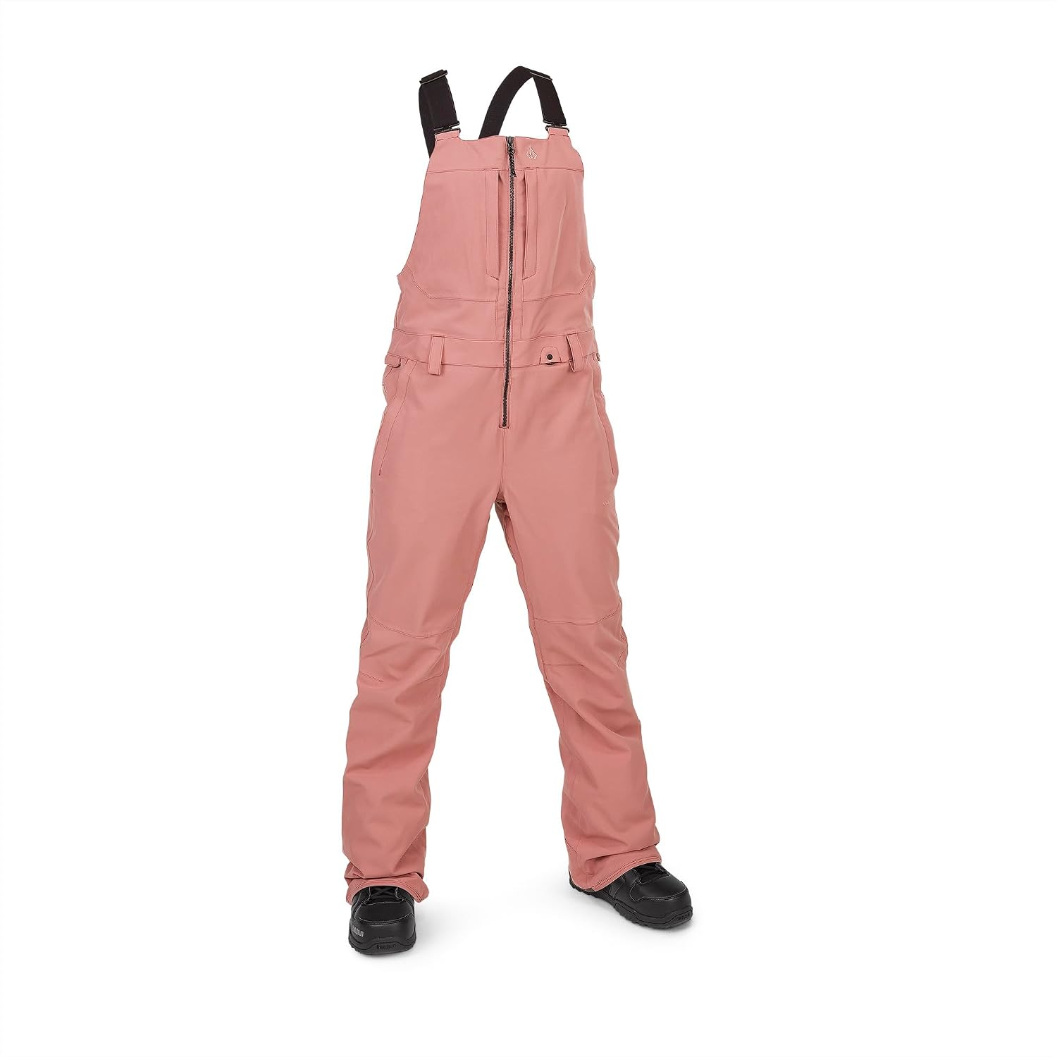 Volcom Women's Swift Bib Overall Snowpant Earth Pink S4