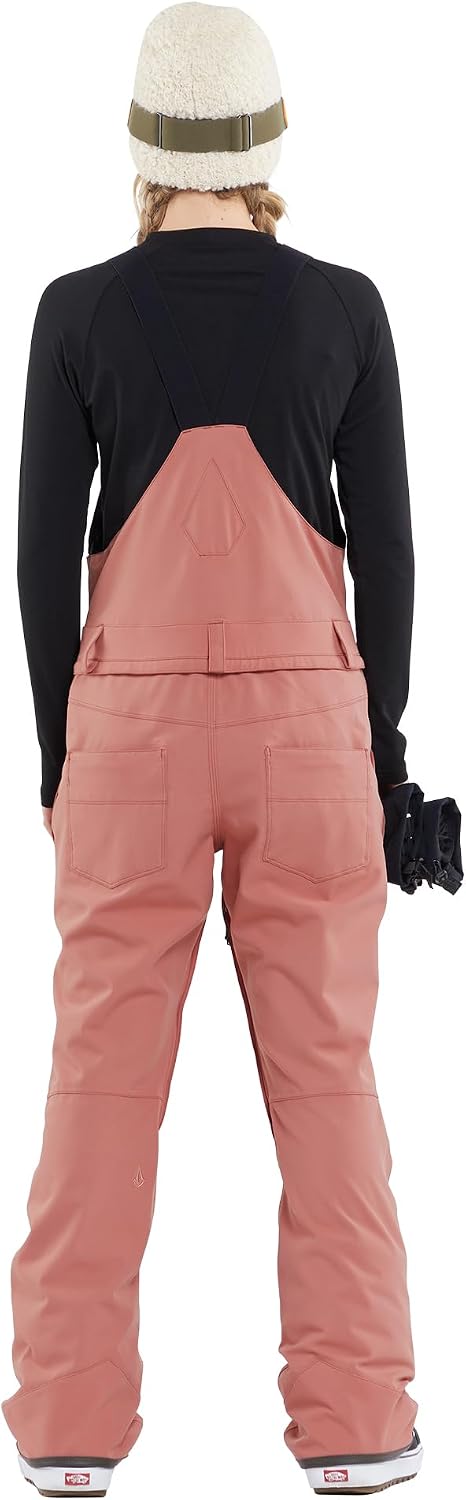 Volcom Women's Swift Bib Overall Snowpant Earth Pink S4