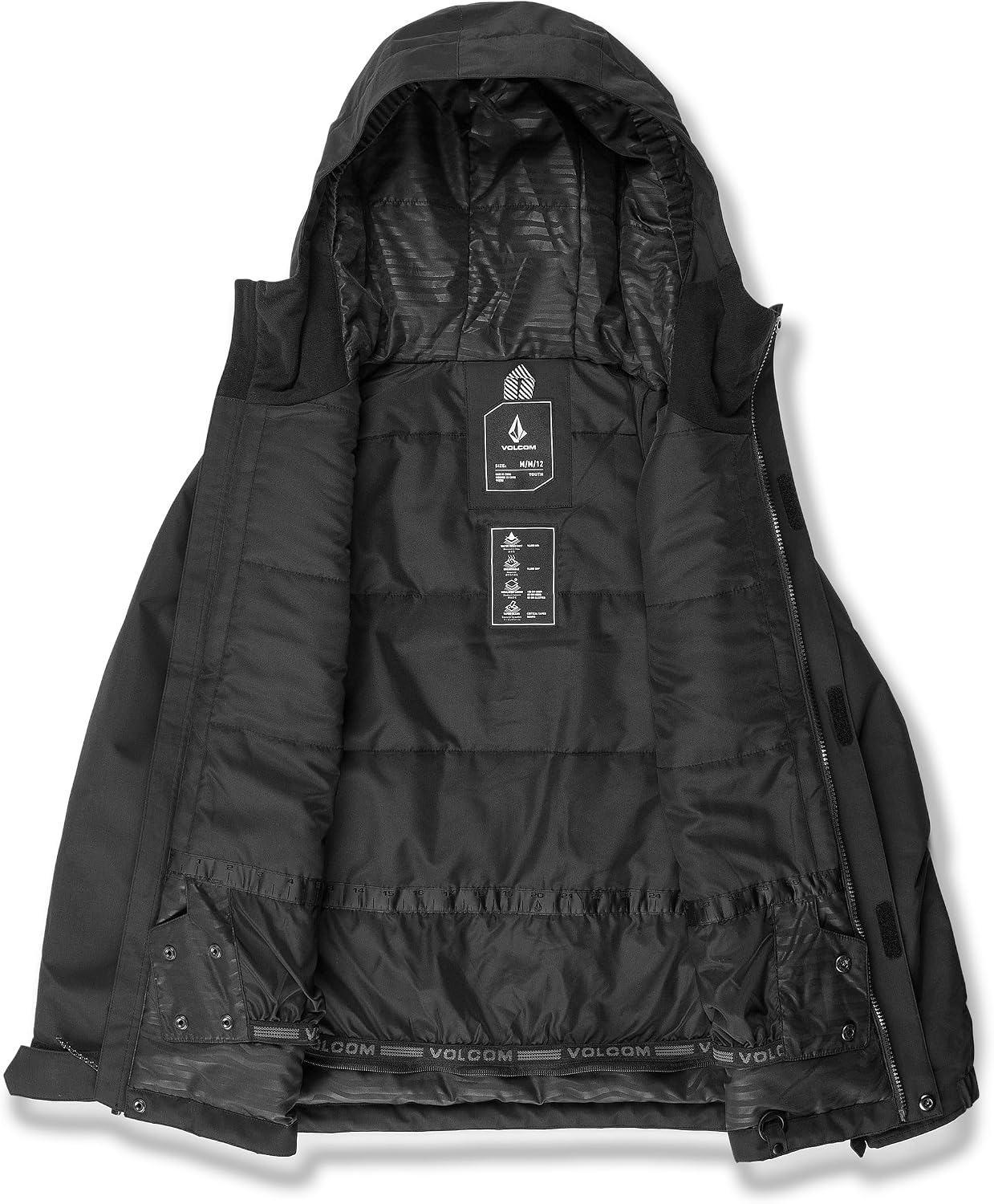 Volcom boys Stone 91 Insulated Snowboard Winter Jacket Black
