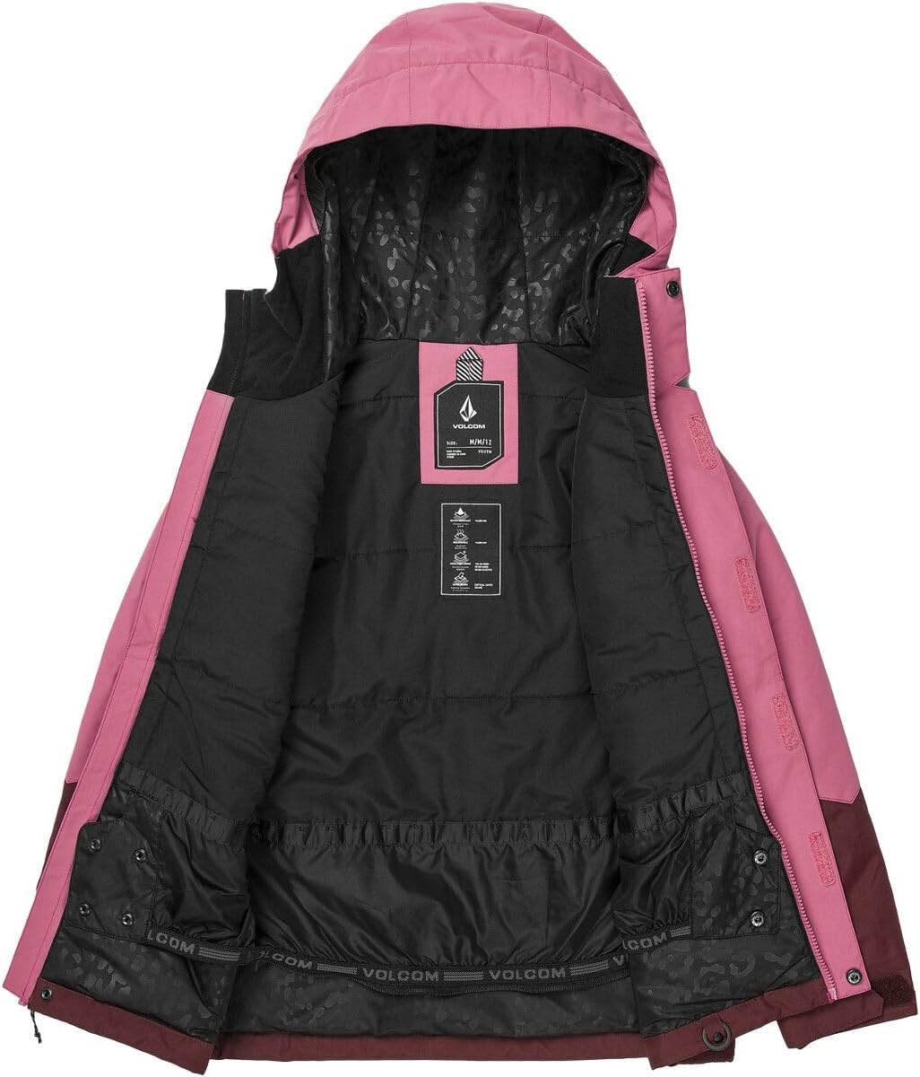 Volcom Girls' Sass'n'fras Insulated Snowboard Ski Jacket Blurred Violet S5