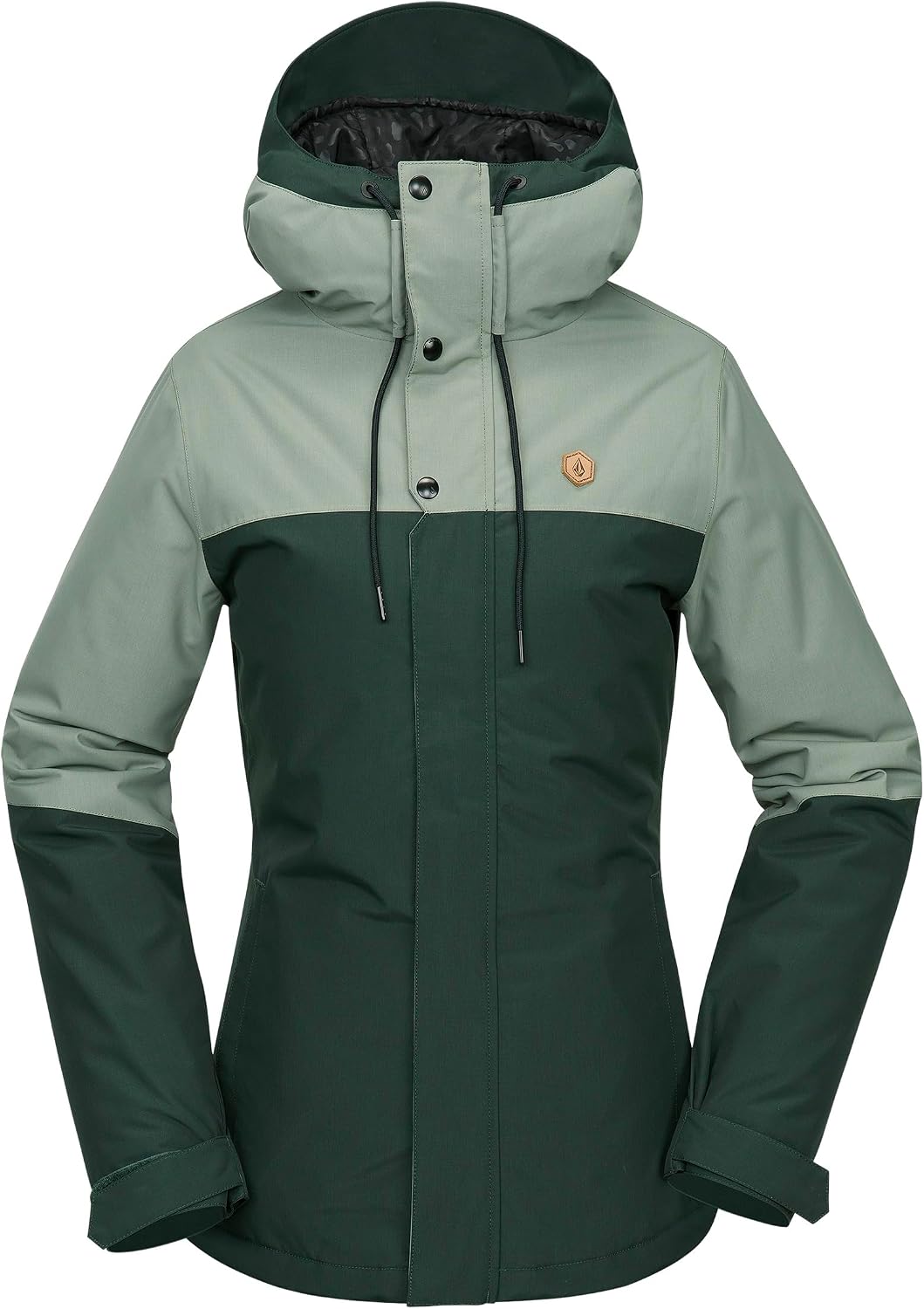Volcom Women's Bolt Insulated Snowboard Ski Winter Hooded Jacket Scarab