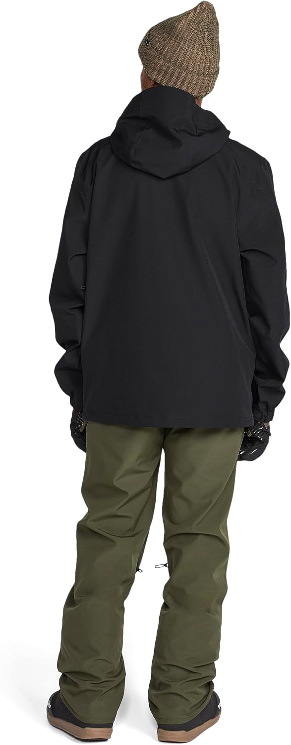 Volcom Men's Brighton Hooded Snowboard Ski Winter Jacket Black