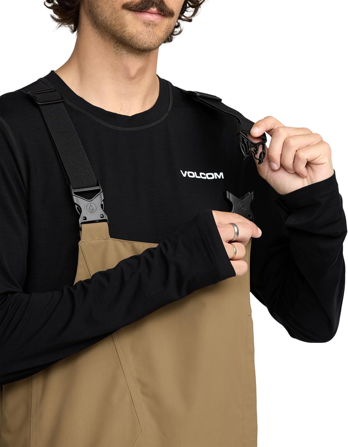 Volcom Men's V.co Sparta Bib Overall Snowboard Pant Bronze