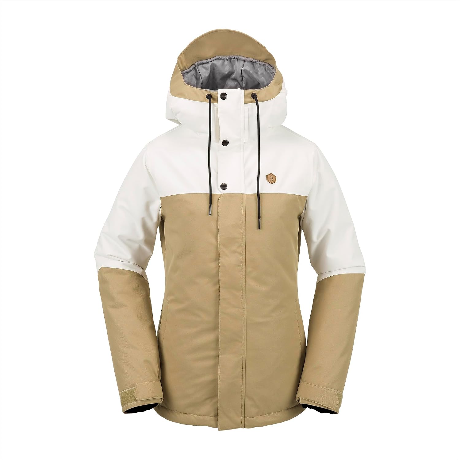 Volcom Women's Bolt Insulated Snowboard Ski Winter Hooded Jacket Dark Khaki S4