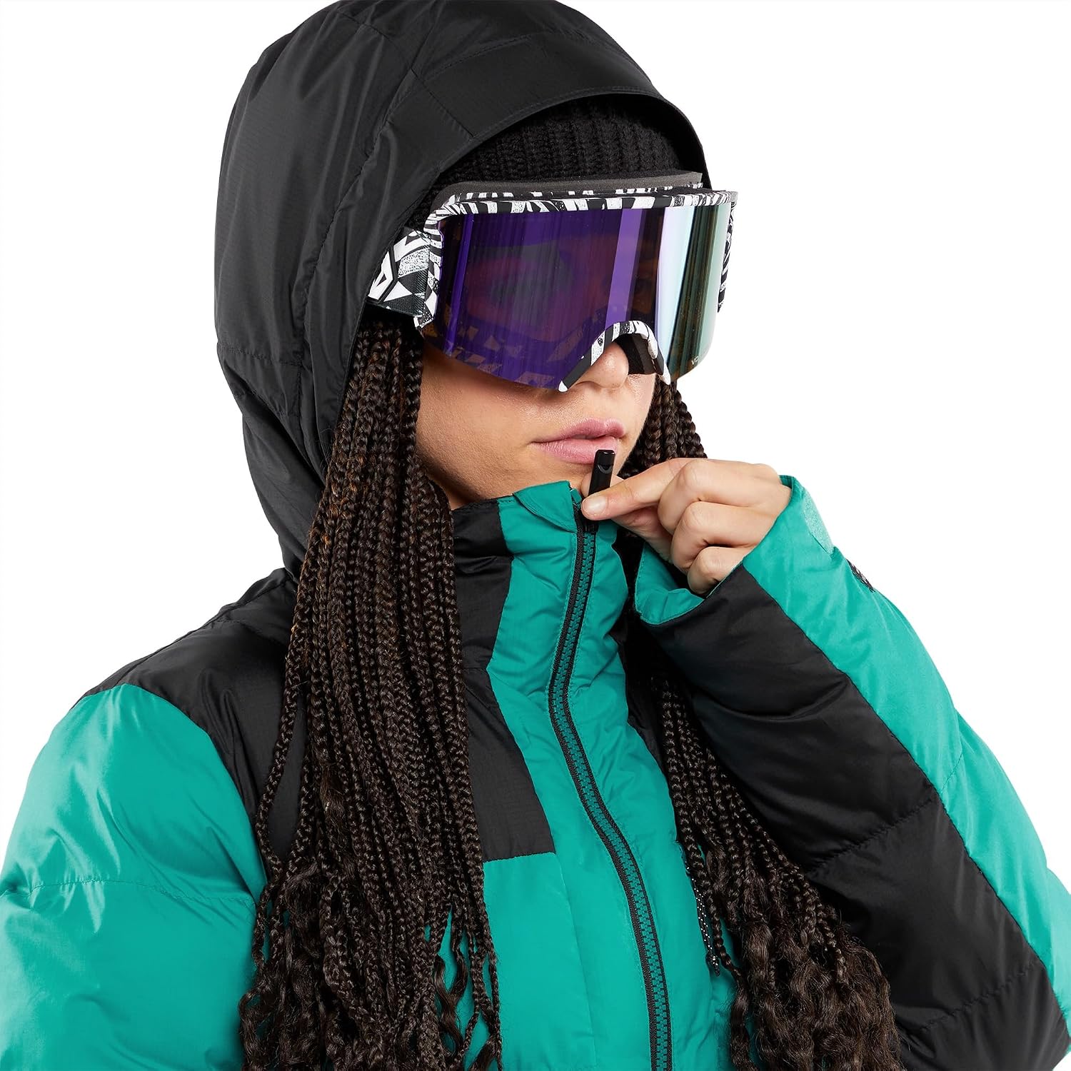 Volcom Women's Puffleup Snowboard Ski Puffer Winter Jacket Vibrant Green S4
