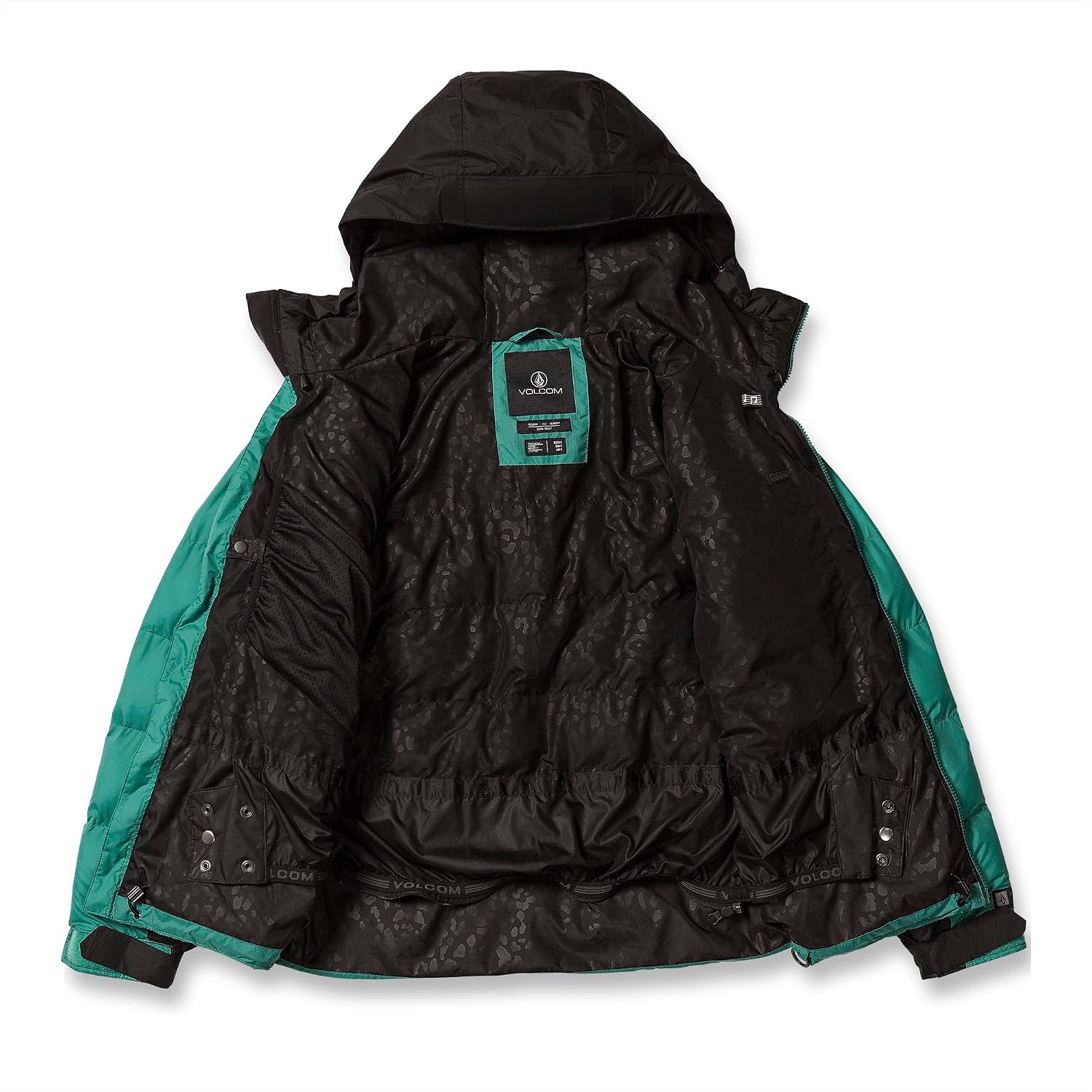 Volcom Women's Puffleup Snowboard Ski Puffer Winter Jacket Vibrant Green S4