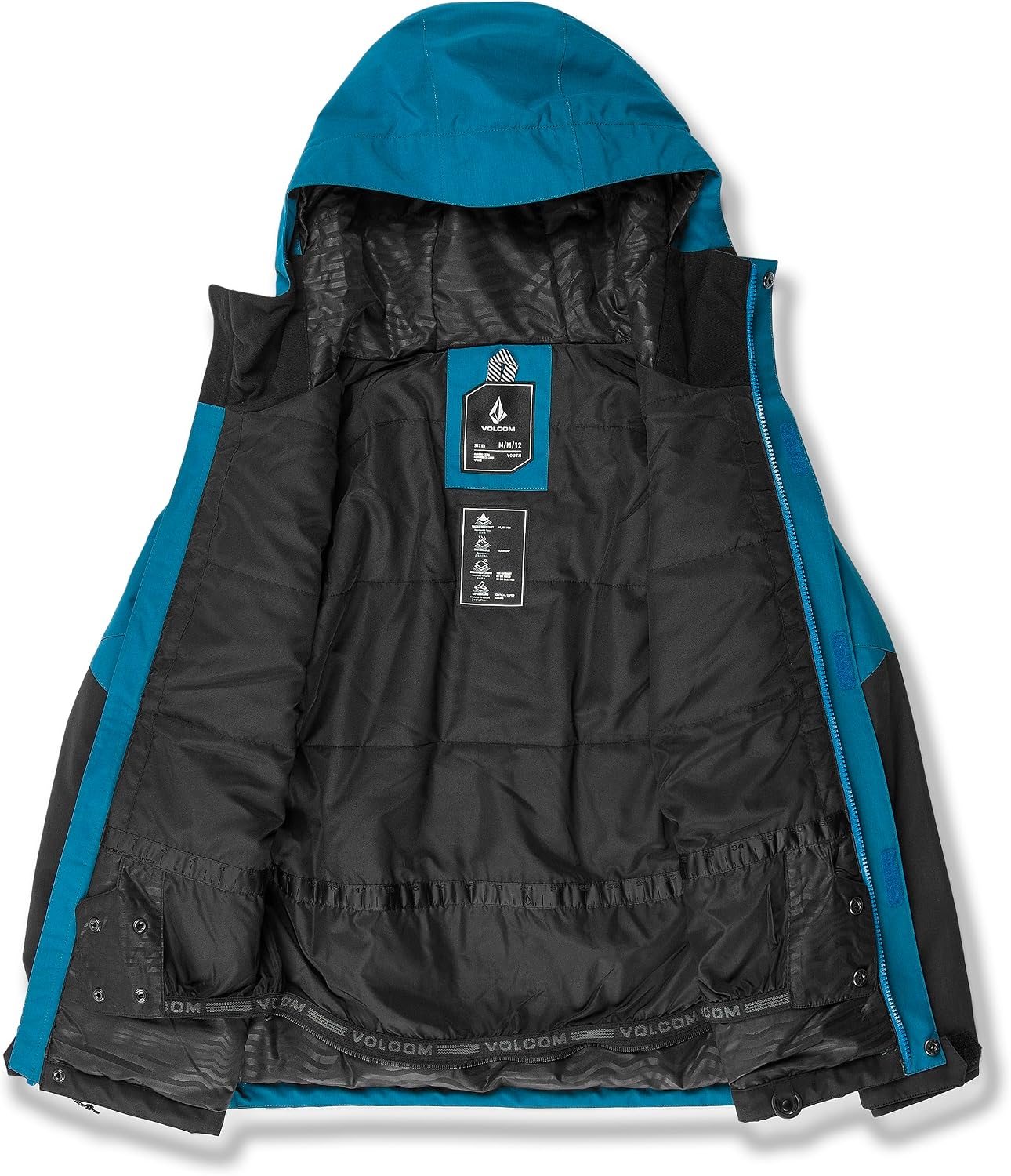Volcom Boys' Vernon Insulated Snowboard Winter Jacket Cobalt