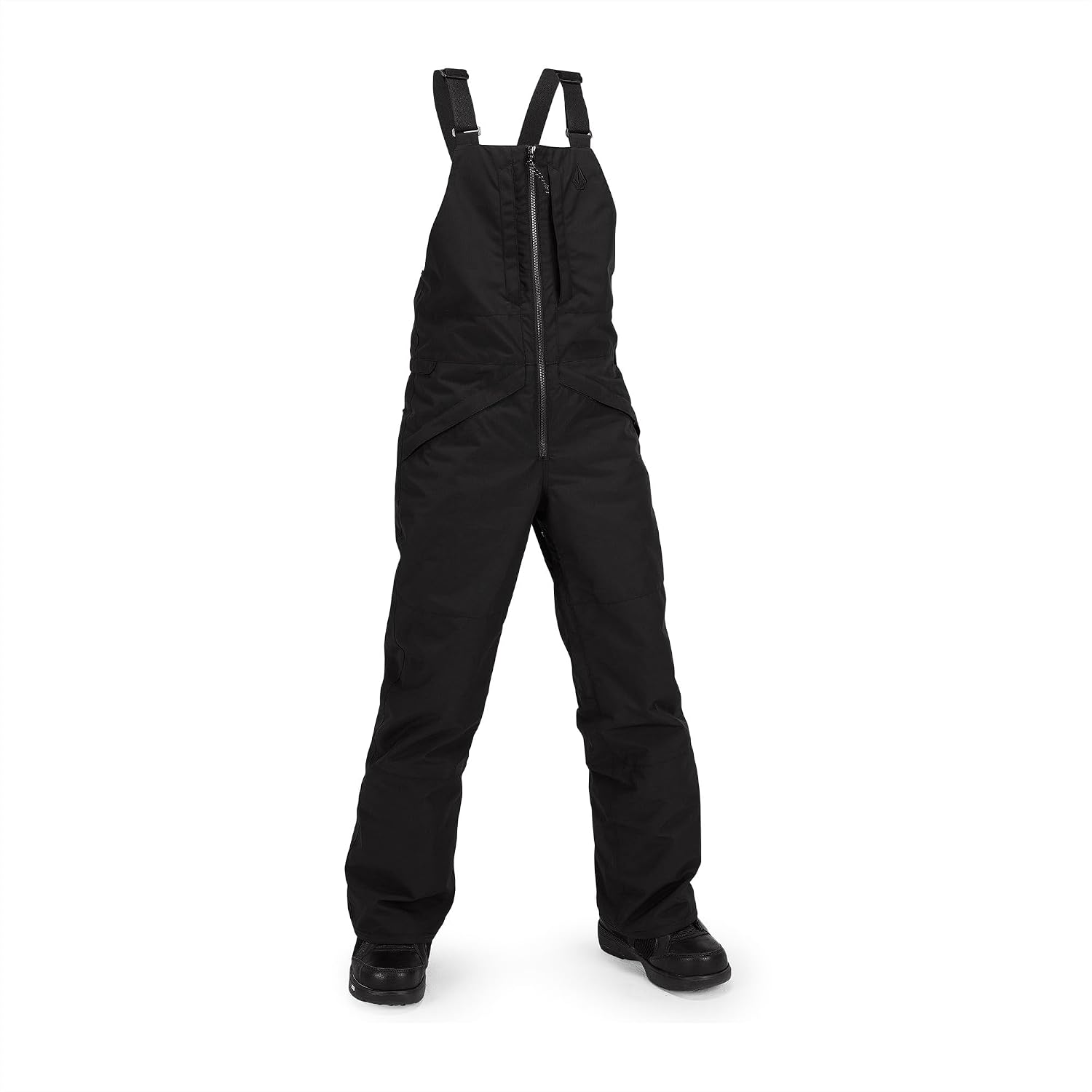 Volcom Boys' Youth Barkley Bib Overall Snowboard Pant Black S4