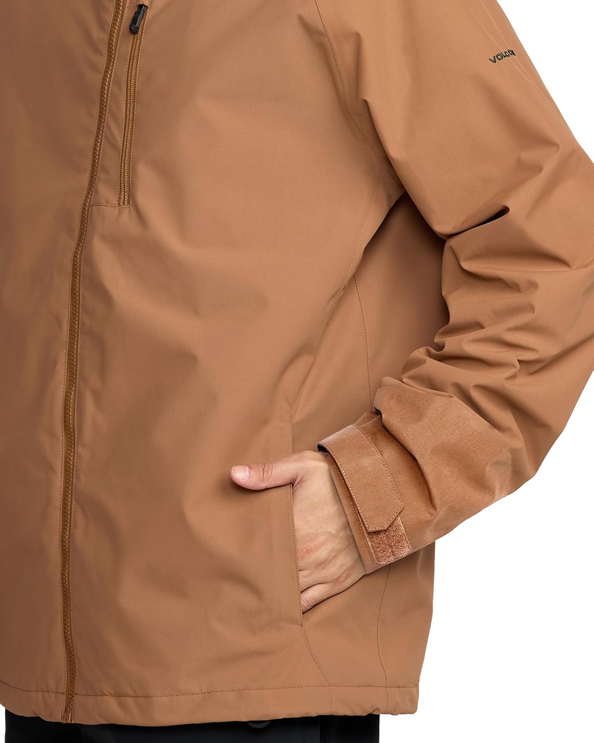 Volcom Men's 2836 Insulated Snowboard Jacket Terra Brown