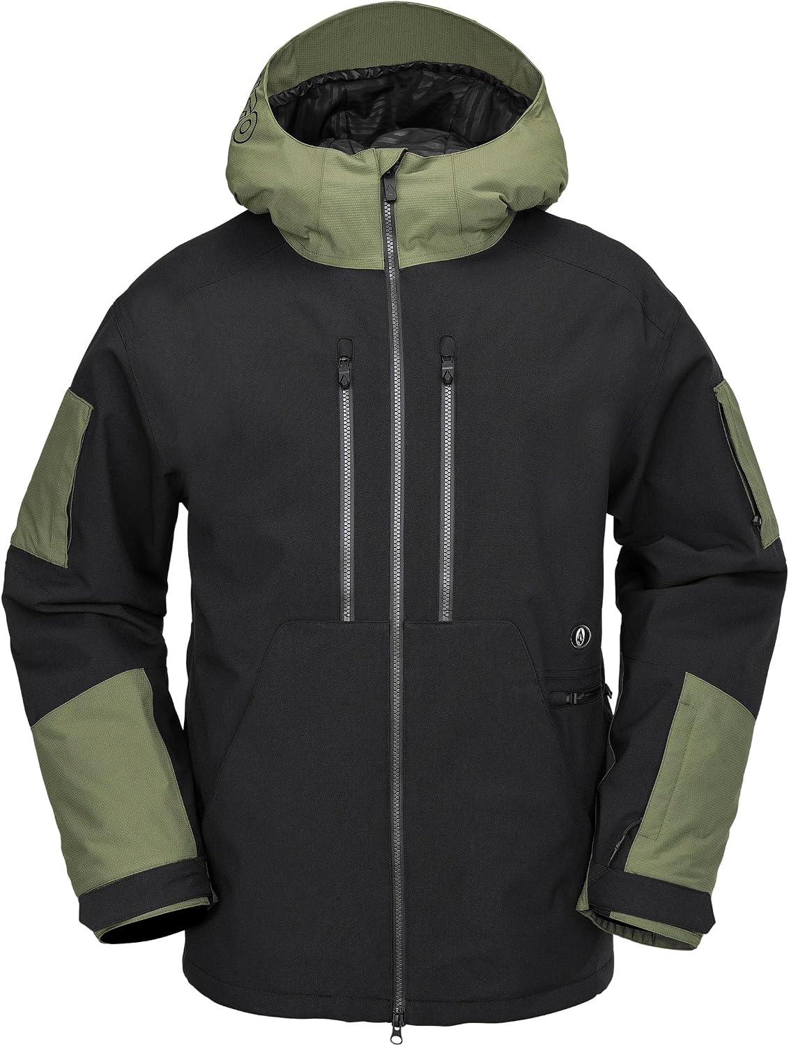 Volcom Men's Wfo Insulated Snowboard Ski Baggy Fit Winter Jacket Black S5