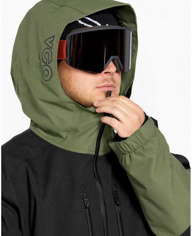 Volcom Men's Wfo Insulated Snowboard Ski Baggy Fit Winter Jacket Black S5