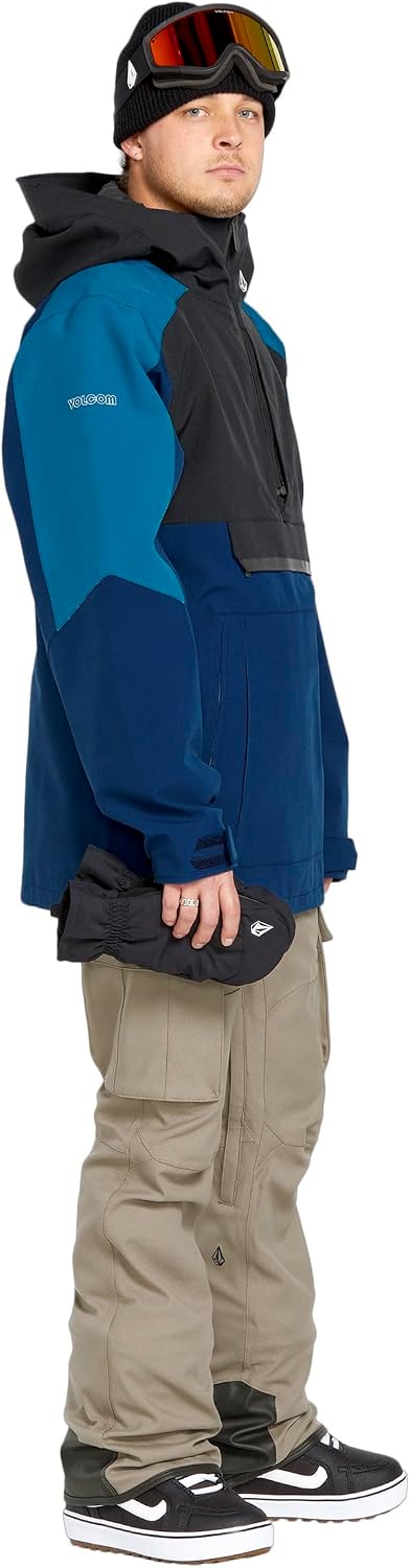 Volcom Men's Articulated Snow Pant, 15k Waterproof Ski Snowboard Pants, Sealed Seams Chestnut Brown S5