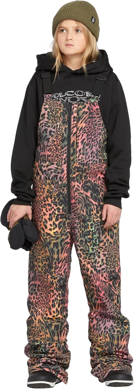 Volcom Boys' Youth Barkley Bib Overall Snowboard Pant Acid