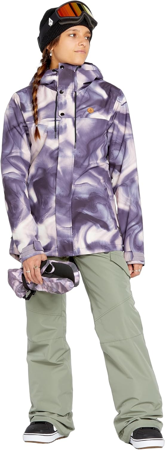 Volcom Women's Bolt Insulated Snowboard Ski Winter Hooded Jacket Nirvana