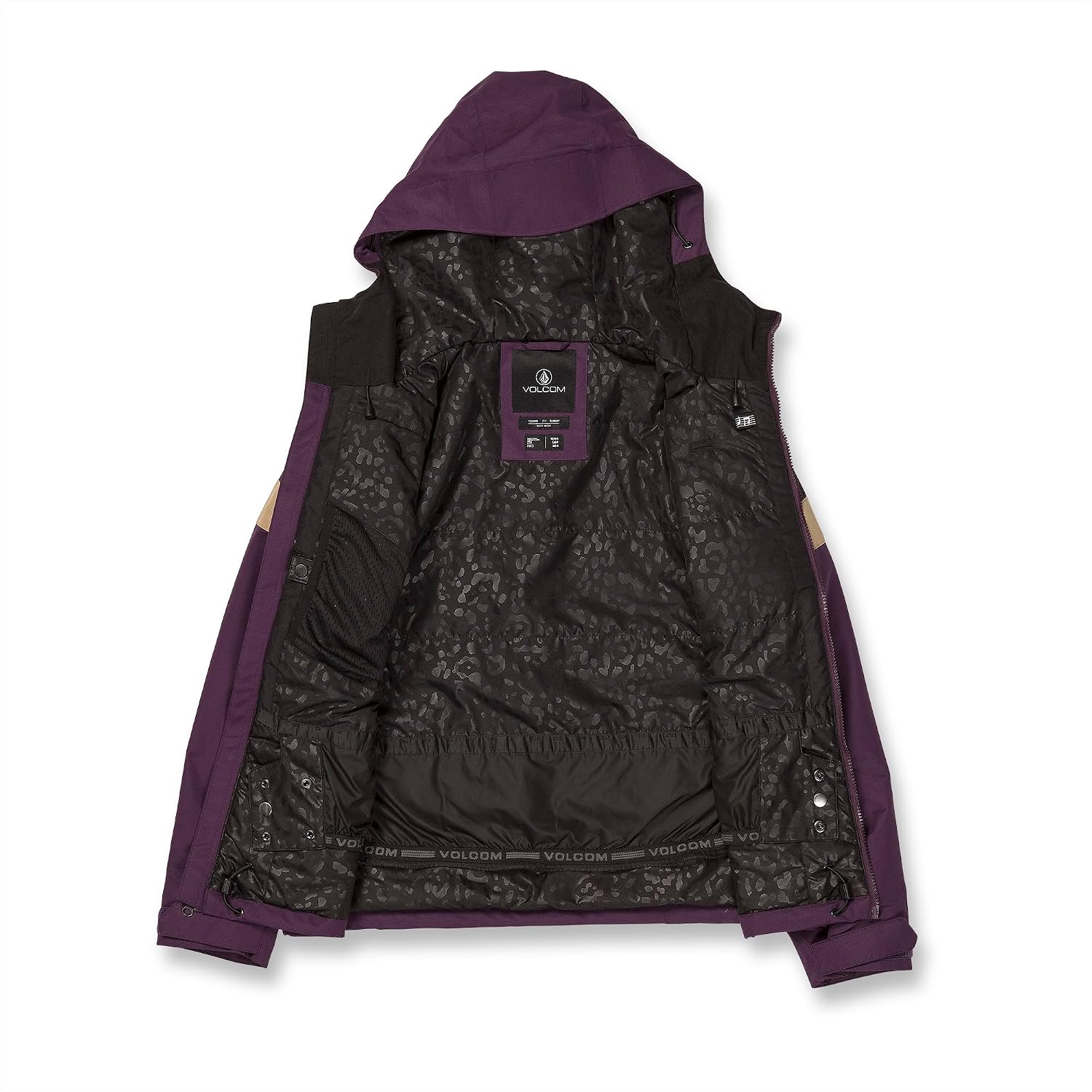 Volcom Women's Lindy Insulated Snowboard Ski Jacket Blackberry S4