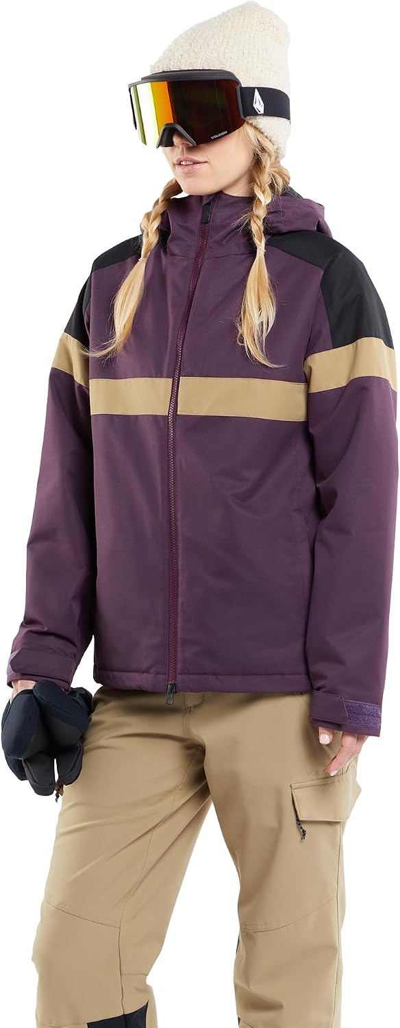Volcom Women's Lindy Insulated Snowboard Ski Jacket Blackberry S4
