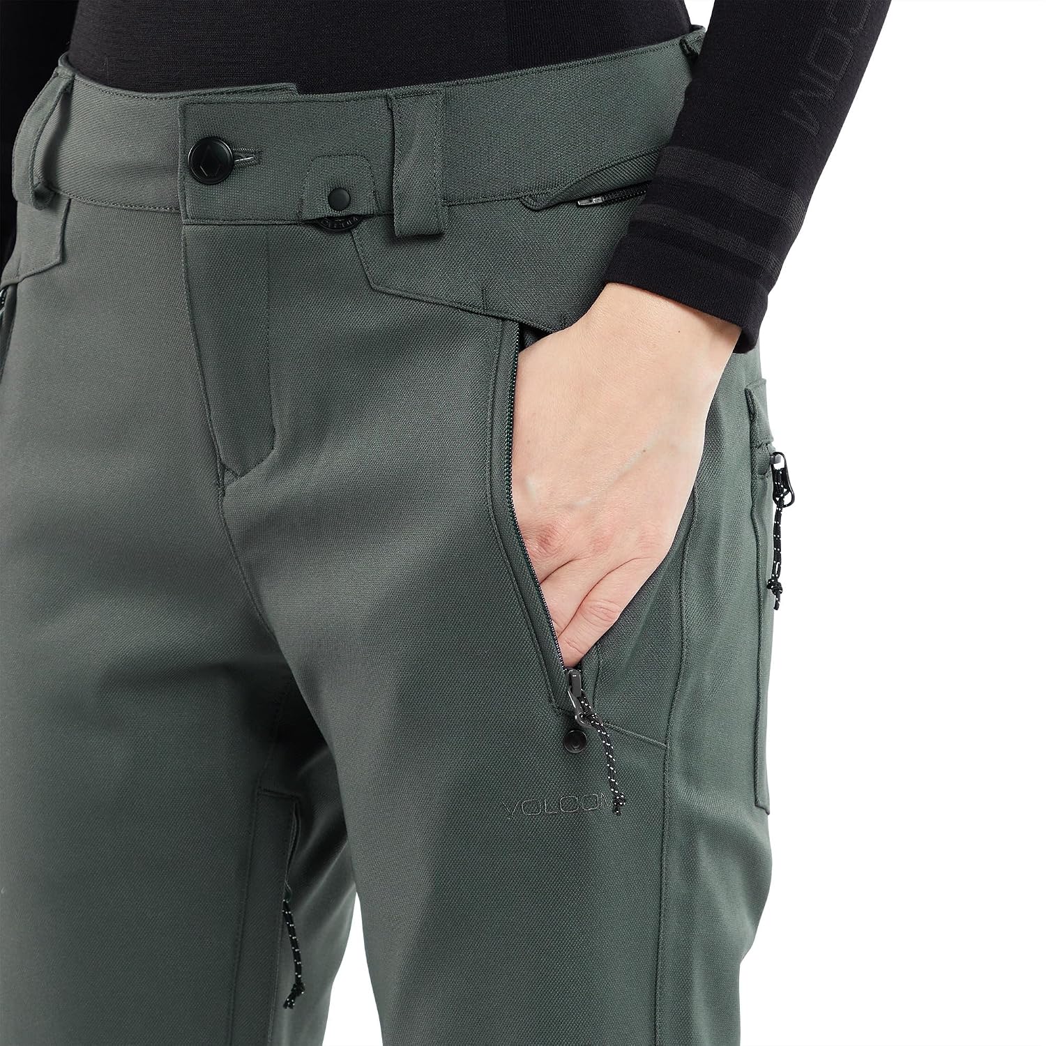 Volcom womens Species Stretch Snowboard Ski Pant Eucalyptus S4