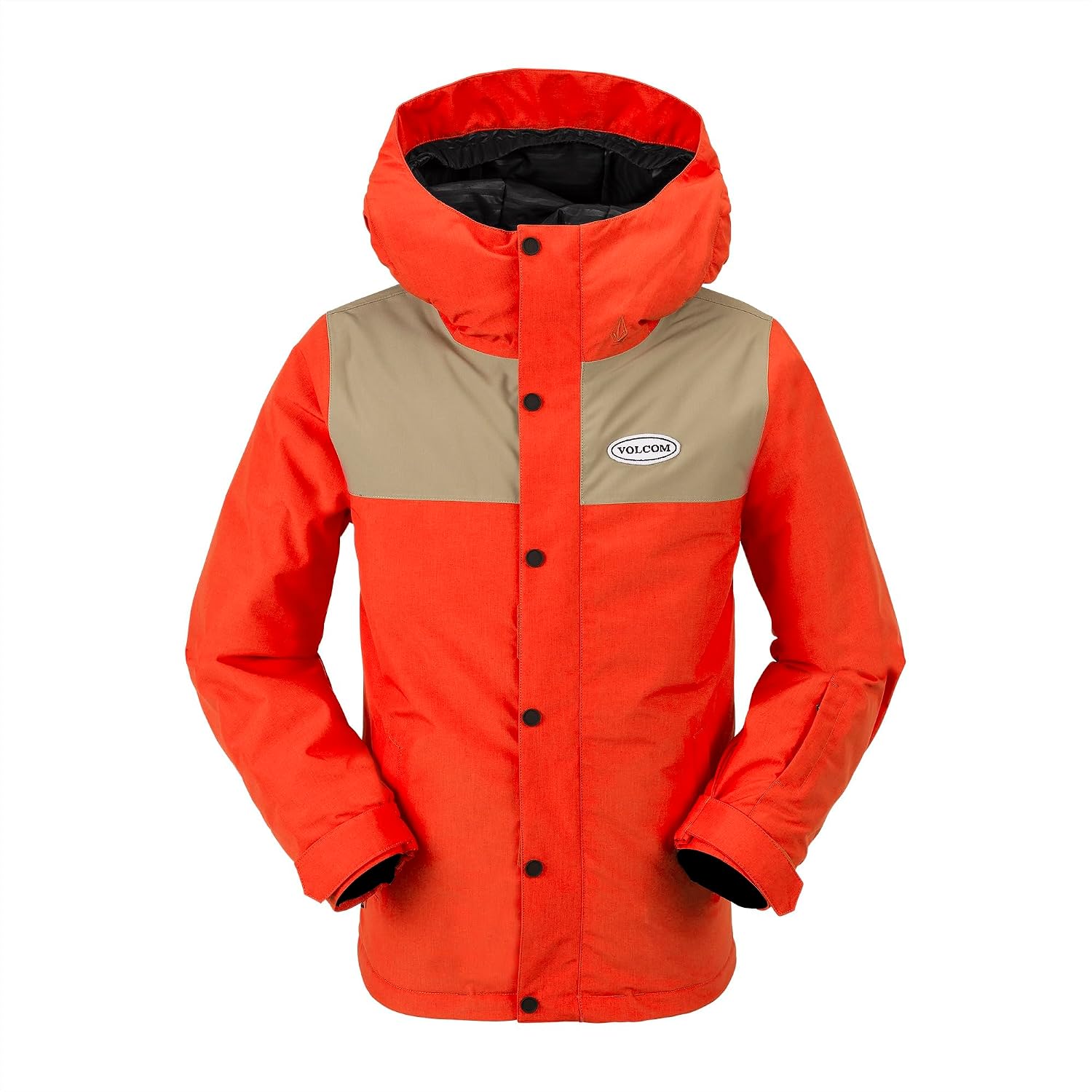 Volcom boys Stone 91 Insulated Snowboard Winter Jacket Orange Shock S4