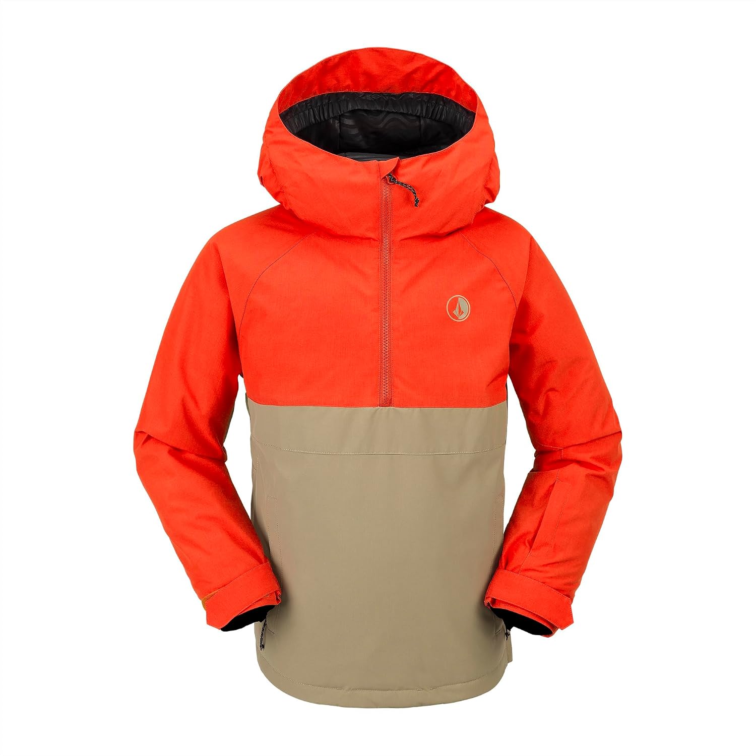 Volcom Boys' Sluff Insulated Snowboard Winter Jacket Orange Shock S4
