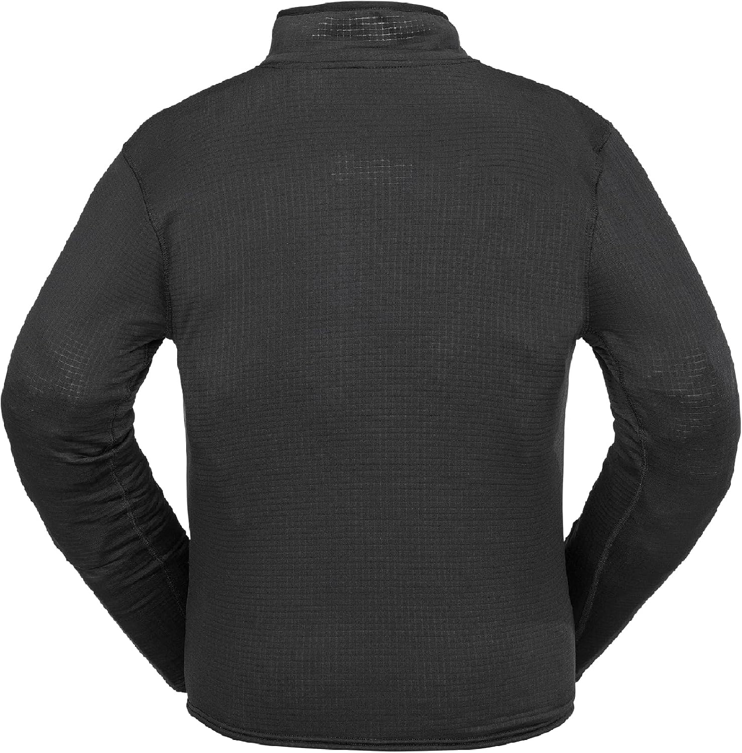 Volcom Men's Gridlock 14 Zip Mock Neck Snowboard Base Layer Fleece Sweatshirt Black S5