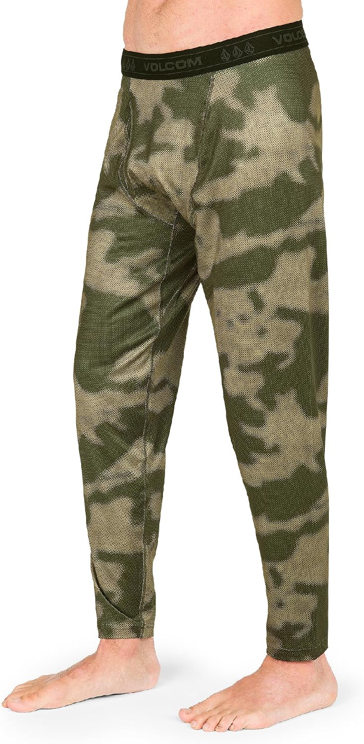 Volcom Men's V-Science Midweight Thermal Base Layer Pant Camouflage