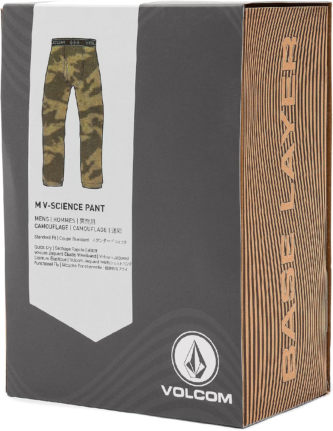 Volcom Men's V-Science Midweight Thermal Base Layer Pant Camouflage