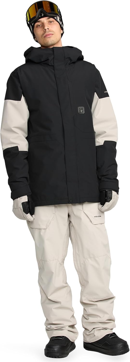 Volcom Men's Primry Insulated Snowboard Winter Ski Jacket Black