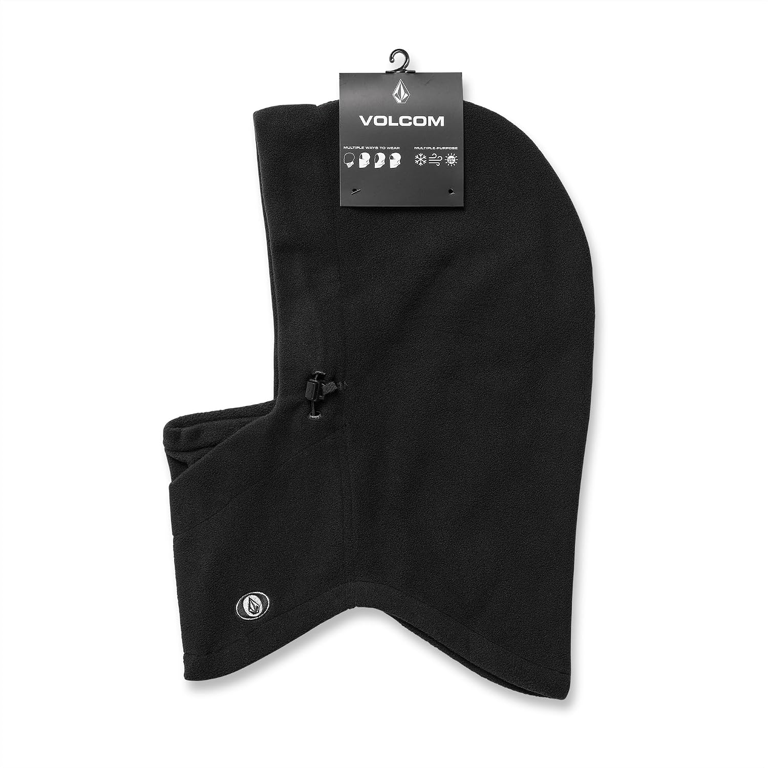 Volcom Men's Travelin Hood Snowboard Neck Warmer Black S4