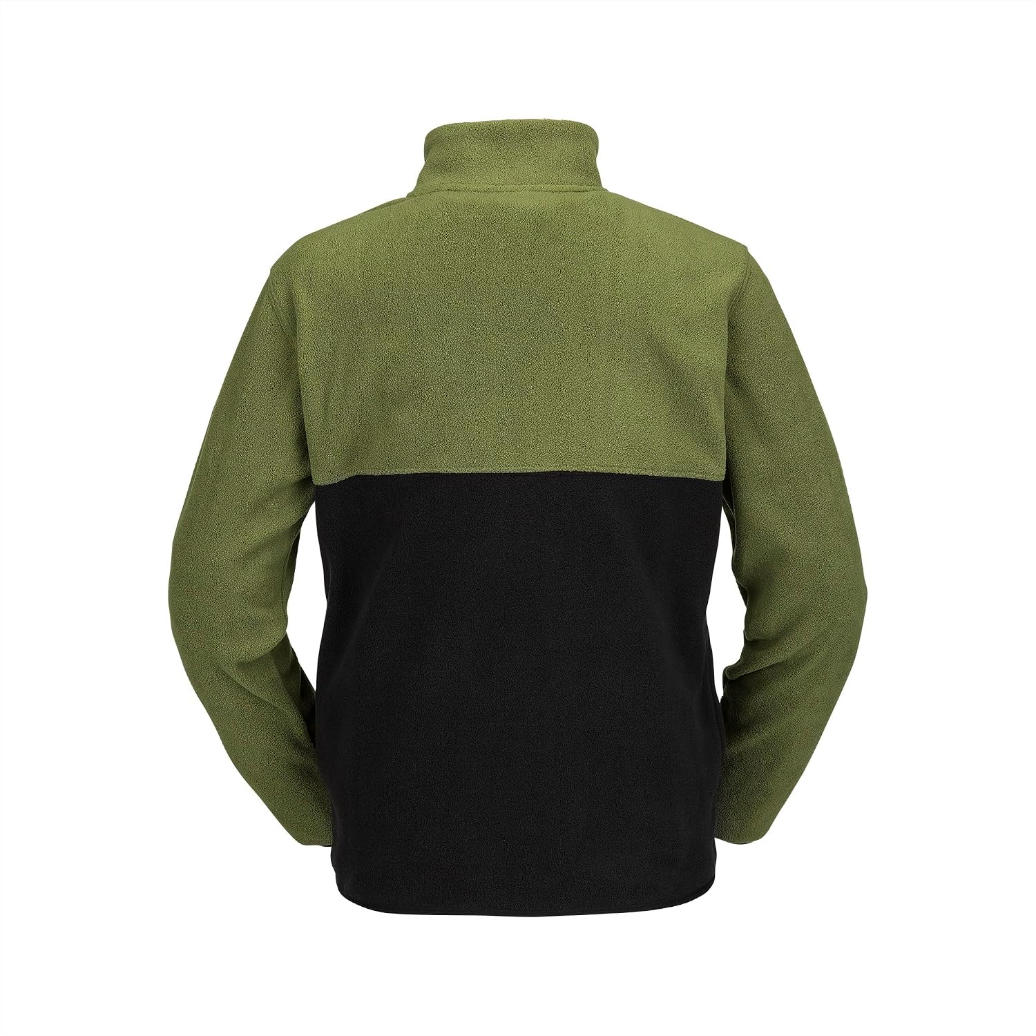 Volcom Boys' Polar Fleece Mock Neck 14 Zip Snowboard Base Layer Military S4