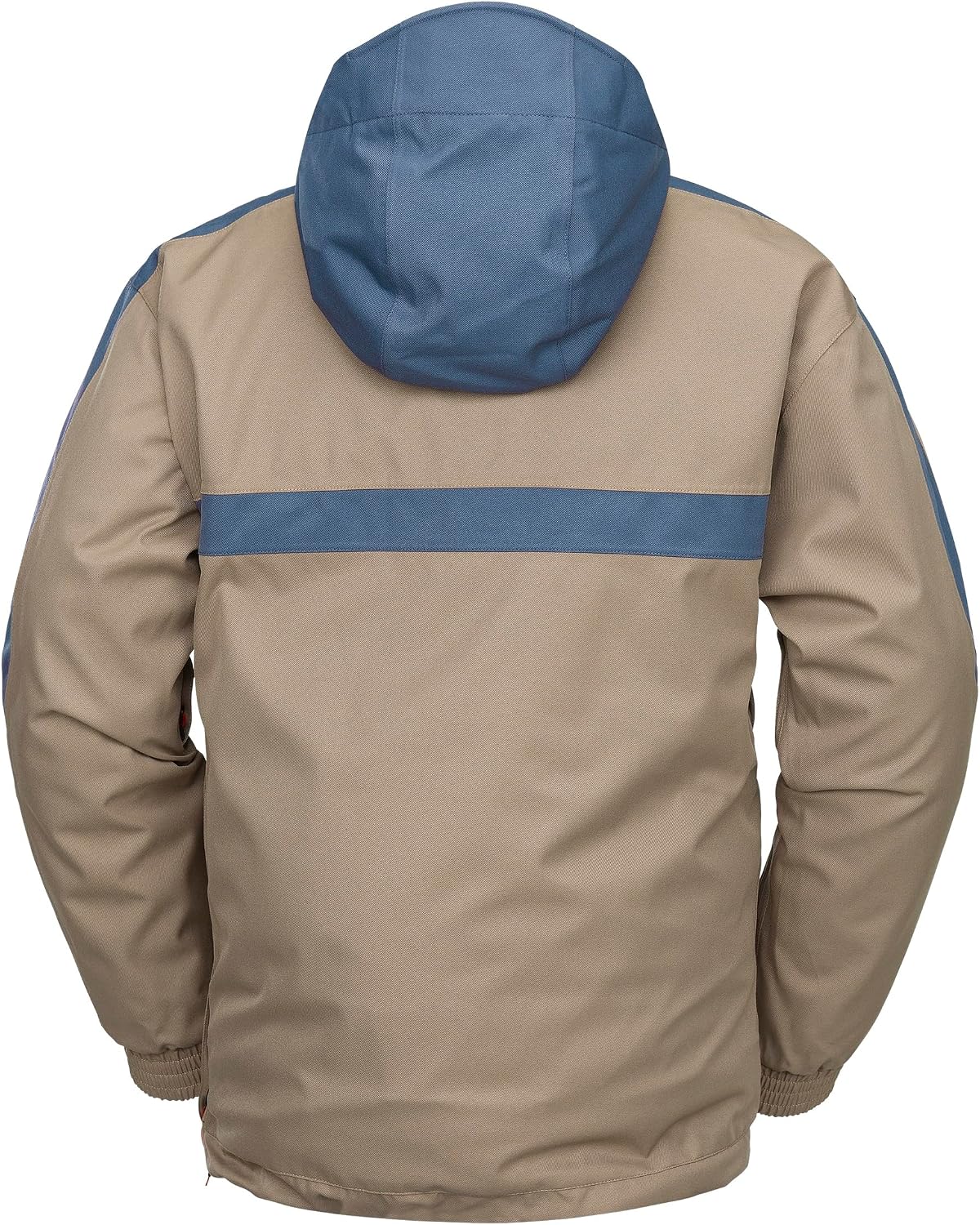 Volcom Men's Arthur Longo 20k Pullover Anarok Hooded Snowboard Jacket Chestnut Brown S5