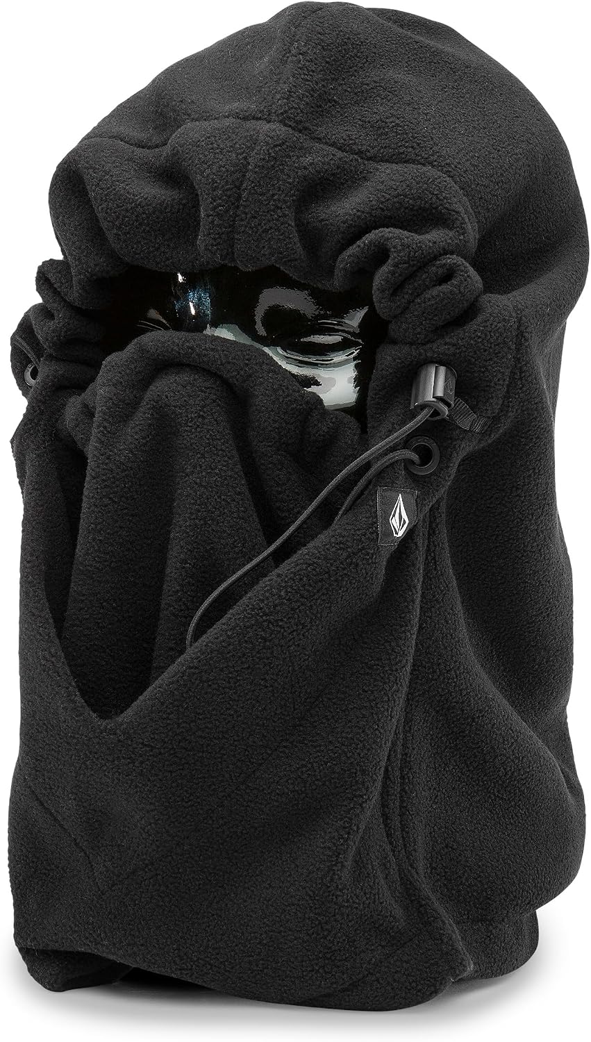 Volcom Women's V-scout Pullover Neck Warmer Hood Snowboard Ski Black S5