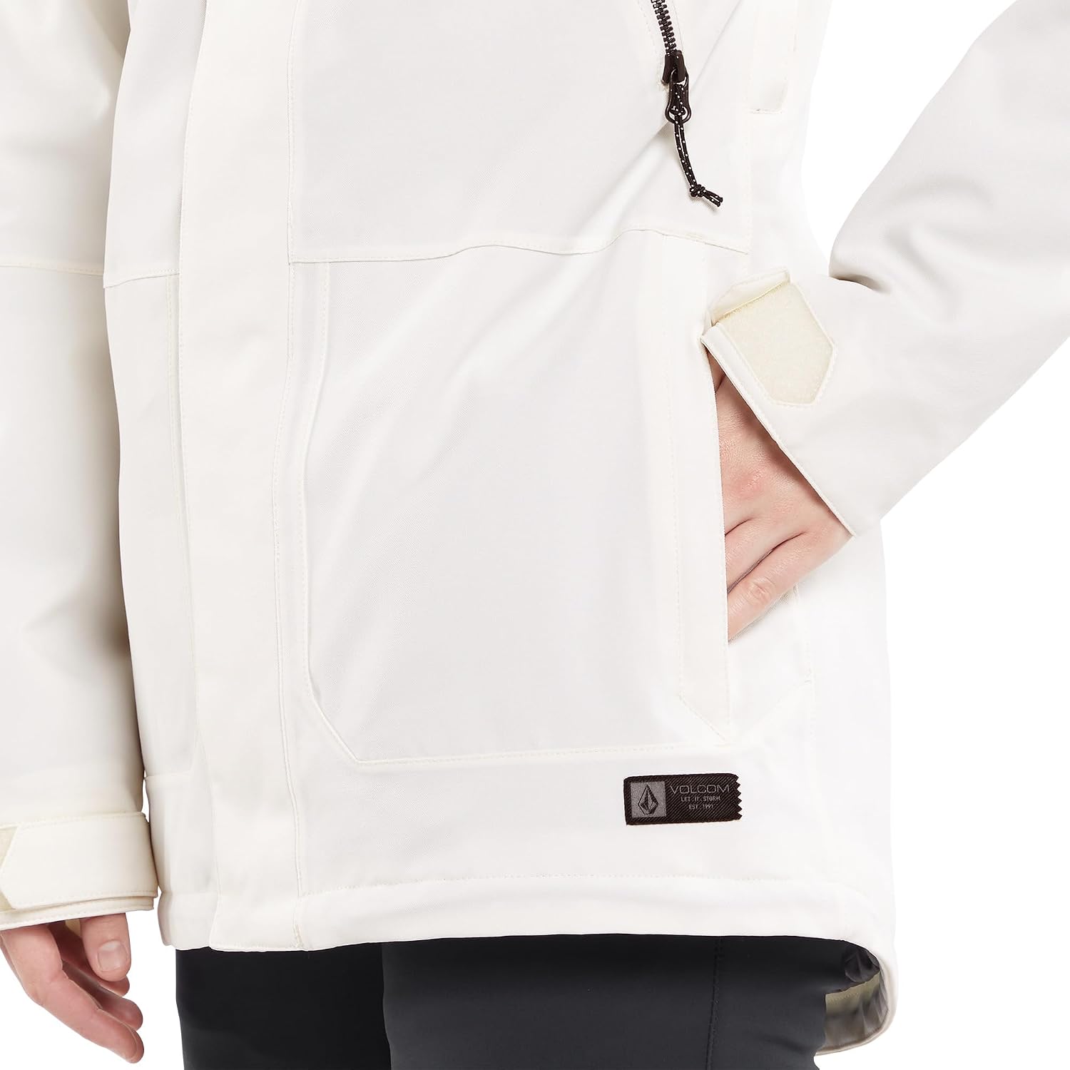 Volcom Women's Shadow Insulated Snowboard Ski Winter Hooded Jacket Moonbeam S4