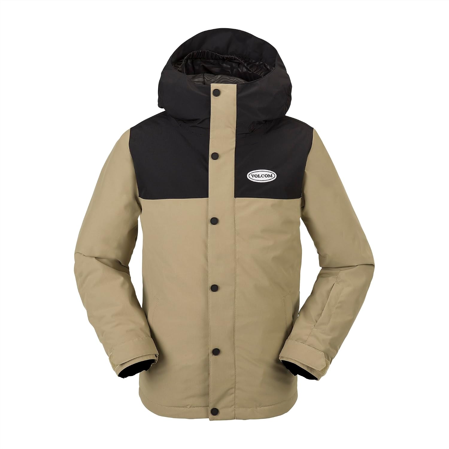 Volcom boys Stone 91 Insulated Snowboard Winter Jacket Dark Khaki S4