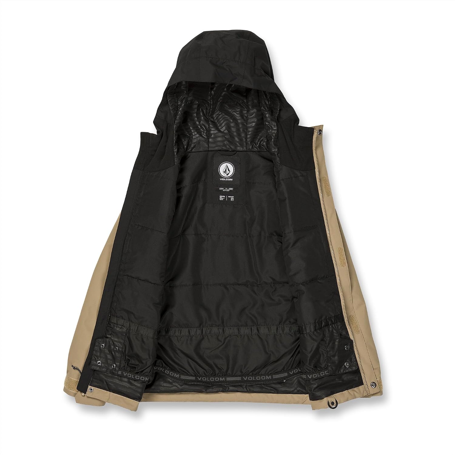 Volcom boys Stone 91 Insulated Snowboard Winter Jacket Dark Khaki S4