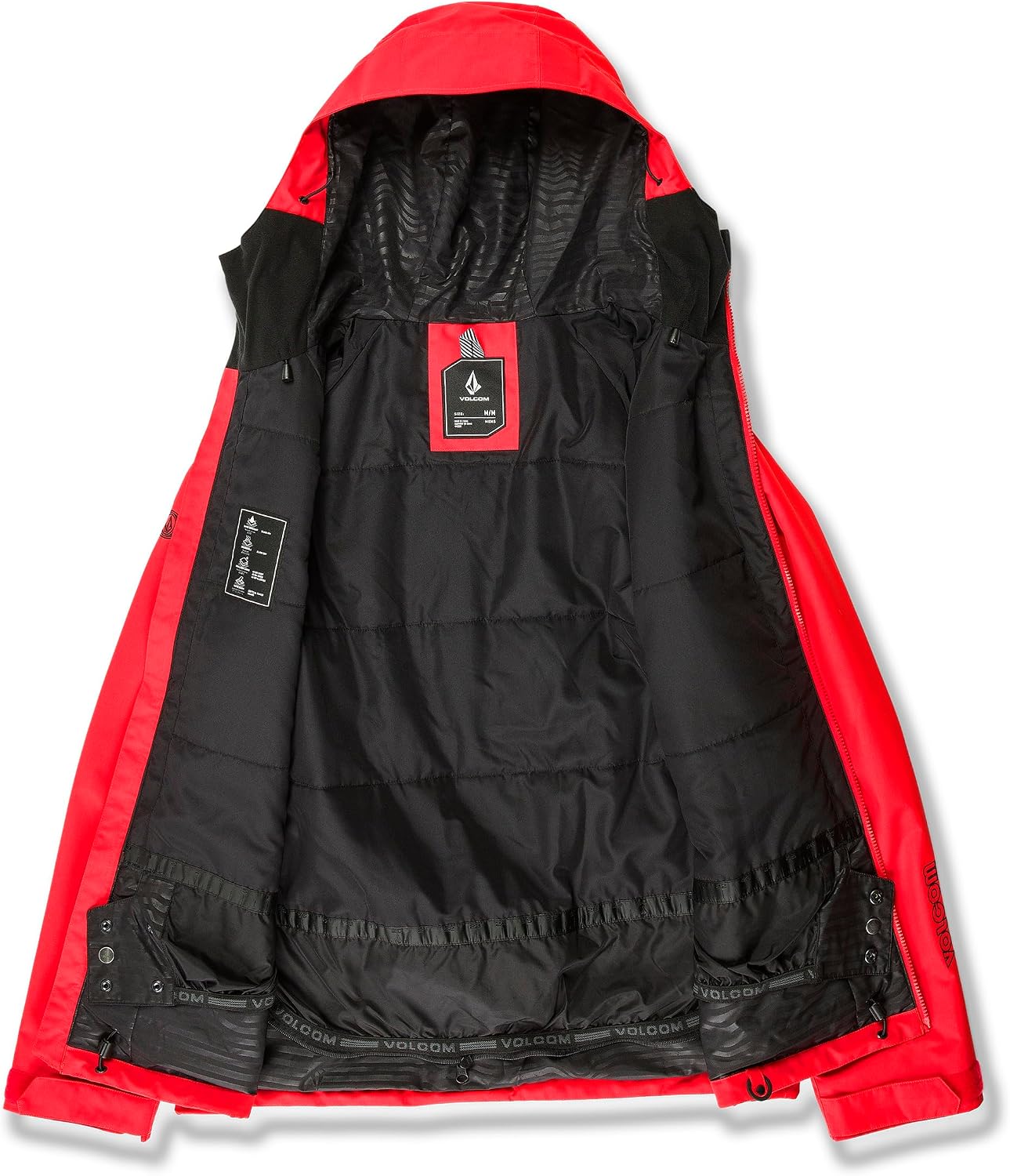 Volcom Men's 2836 Insulated Snowboard Jacket Crimson