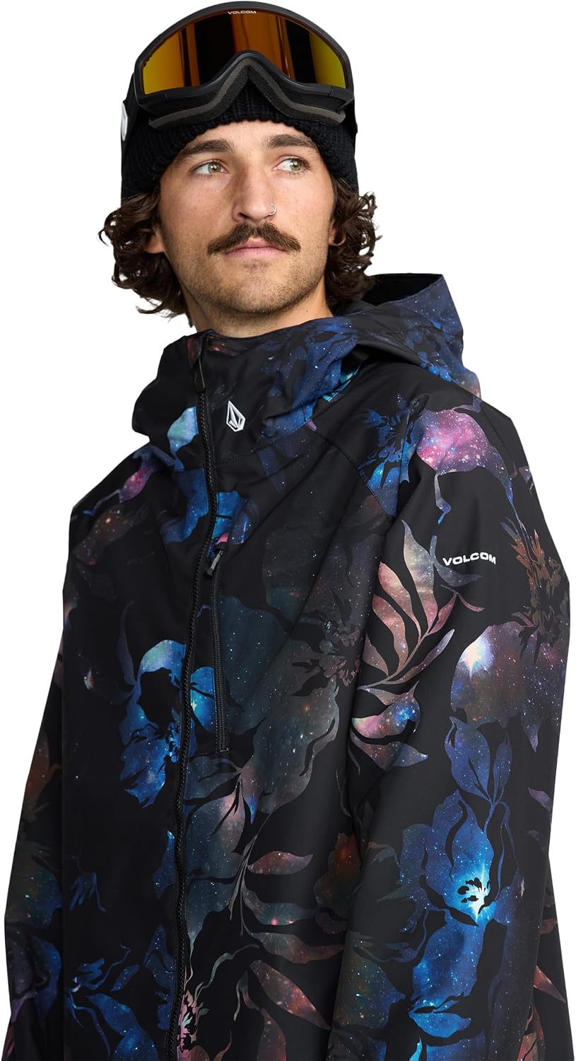 Volcom Men's 2836 Insulated Snowboard Jacket Space Aloha